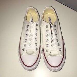 Brand new white converse